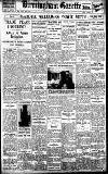 Birmingham Daily Gazette Tuesday 29 November 1927 Page 1