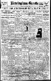 Birmingham Daily Gazette Tuesday 24 January 1928 Page 1