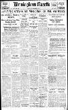 Birmingham Daily Gazette Monday 02 September 1929 Page 1