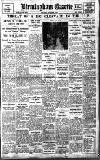 Birmingham Daily Gazette Thursday 20 March 1930 Page 1