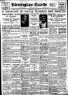 Birmingham Daily Gazette Wednesday 27 July 1932 Page 1