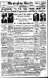 Birmingham Daily Gazette Thursday 29 September 1932 Page 1