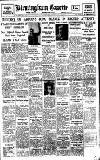 Birmingham Daily Gazette Monday 09 January 1933 Page 1