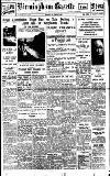 Birmingham Daily Gazette Tuesday 10 January 1933 Page 1