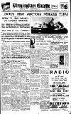 Birmingham Daily Gazette Friday 11 October 1935 Page 1
