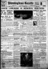 Birmingham Daily Gazette Tuesday 03 November 1936 Page 1