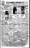 Birmingham Daily Gazette Friday 02 September 1938 Page 1