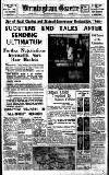 Birmingham Daily Gazette Wednesday 14 September 1938 Page 1
