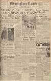 Birmingham Daily Gazette Tuesday 10 January 1939 Page 1