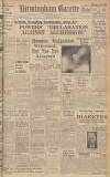 Birmingham Daily Gazette Tuesday 21 March 1939 Page 1