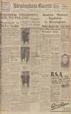 Birmingham Daily Gazette Friday 31 March 1939 Page 1