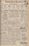 Birmingham Daily Gazette Wednesday 31 January 1940 Page 1