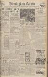 Birmingham Daily Gazette Wednesday 06 October 1943 Page 1