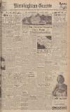 Birmingham Daily Gazette Saturday 09 October 1943 Page 1