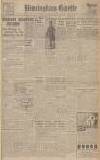 Birmingham Daily Gazette Saturday 01 January 1944 Page 1