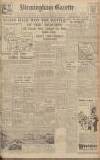 Birmingham Daily Gazette Tuesday 13 June 1944 Page 1
