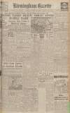 Birmingham Daily Gazette Saturday 02 September 1944 Page 1