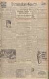 Birmingham Daily Gazette Wednesday 03 January 1945 Page 1