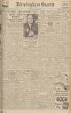 Birmingham Daily Gazette Thursday 06 September 1945 Page 1