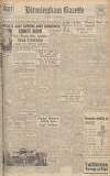 Birmingham Daily Gazette Thursday 13 September 1945 Page 1