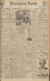 Birmingham Daily Gazette Wednesday 19 September 1945 Page 1