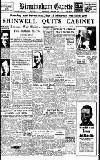 Birmingham Daily Gazette Wednesday 08 October 1947 Page 1