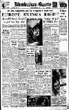 Birmingham Daily Gazette Tuesday 23 August 1949 Page 1