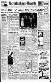 Birmingham Daily Gazette Friday 15 August 1952 Page 1