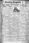 Evening Despatch Tuesday 03 August 1920 Page 1