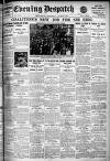 Evening Despatch Wednesday 03 August 1921 Page 1