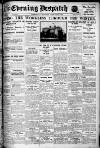 Evening Despatch Thursday 08 September 1921 Page 1