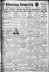 Evening Despatch Monday 12 September 1921 Page 1