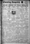 Evening Despatch Wednesday 14 September 1921 Page 1