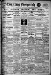 Evening Despatch Friday 30 September 1921 Page 1