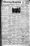 Evening Despatch Saturday 29 October 1921 Page 1