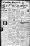 Evening Despatch Monday 07 November 1921 Page 1