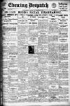 Evening Despatch Friday 18 November 1921 Page 1