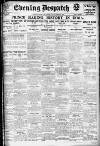 Evening Despatch Saturday 19 November 1921 Page 1