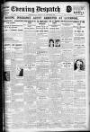 Evening Despatch Tuesday 22 November 1921 Page 1