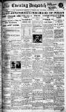 Evening Despatch Thursday 12 January 1922 Page 1