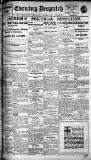 Evening Despatch Wednesday 01 March 1922 Page 1