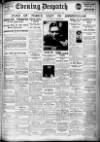 Evening Despatch Thursday 22 February 1923 Page 1