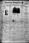 Evening Despatch Thursday 31 January 1924 Page 1
