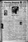 Evening Despatch Monday 03 November 1924 Page 1