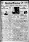Evening Despatch Monday 19 January 1925 Page 1