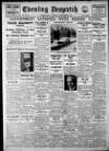 Evening Despatch Tuesday 16 November 1926 Page 1
