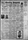 Evening Despatch Monday 12 August 1929 Page 1