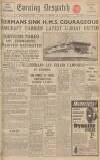 Evening Despatch Monday 18 September 1939 Page 1