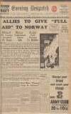 Evening Despatch Tuesday 09 April 1940 Page 1