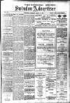 Swindon Advertiser and North Wilts Chronicle Tuesday 11 March 1913 Page 1
